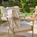 5-Seater Windsor Wood-Like Metal Sofa Set