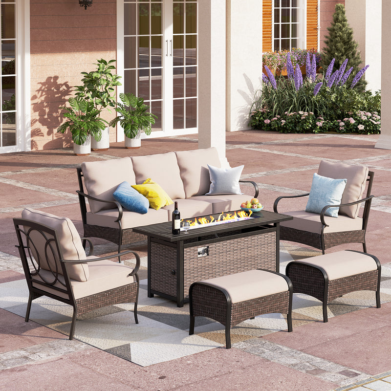 Phi-Villa-7-Seat-Outdoor-Steel_Rattan-Conversation-Sofa-Set-With-Wicker_Steel-Fire-Pit-Table