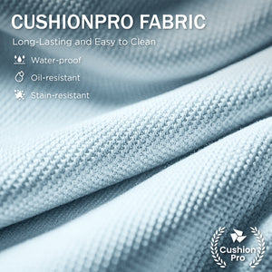 7-Seater Patio Metal All-White Sofa Set with Loveseat for Sale