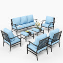 9-Seater Outdoor Metal Diamond Sofa Set for Sale