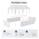 Phi Villa 20'x40' Heavy Duty Wedding Party Tent Outdoor Gazebo Shelter