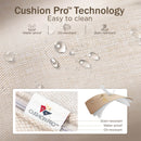 5-Seater Outdoor Metal and Rattan Cocoa Sofa Set with Coffee Table