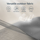 PHI VILLA 10ft 3 Tier Auto-tilt Patio Umbrella Outdoor Double Vented Umbrella