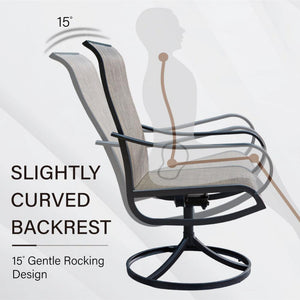 7/9-Piece Patio Dining Set with Extendable Table for Garden, Backyard PHI VILLA