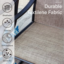 7-Piece Patio Dining Set with Swivel Chairs for Backyard PHI VILLA