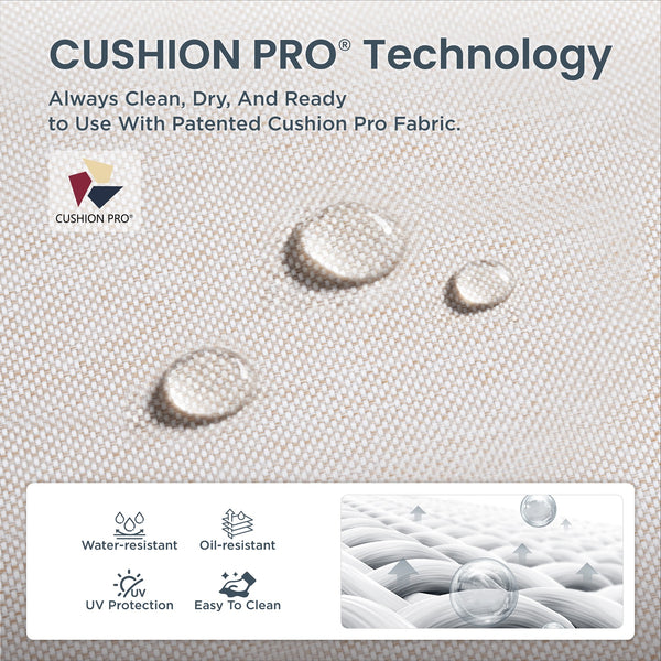 Catalina Woodgrain HDPE Patio Sectional Rattan Sofa Set