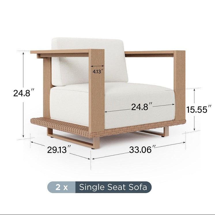 2-Piece Chairs for Solana Sofa Set