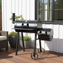 charcoal grill smoker with offset smoke box