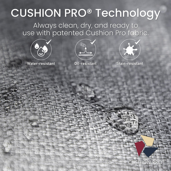 Grey KSLIN™ 5 Seat Patio Sofa with Marble Table