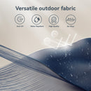 PHI VILLA 10ft 3 Tier Auto-tilt Patio Umbrella Outdoor Double Vented Umbrella
