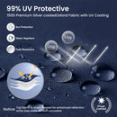 Phi Villa 10’ x 10’ Pop Up Canopy Tent with Sidewall 4 in 1 Outdoor Patio Gazebo