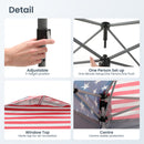 Phi Villa 10’ x 10’ Pop Up Canopy Tent with Sidewall 4 in 1 Outdoor Patio Gazebo