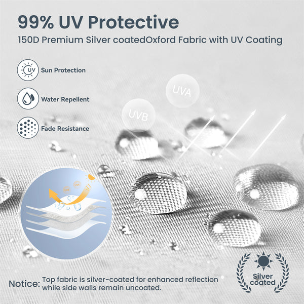 10'x10' Pop Up Canopy Tent with Sidewall 4 in 1 Outdoor Gazebo