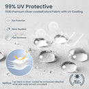 Phi Villa 10’ x 10’ Pop Up Canopy Tent with Sidewall 4 in 1 Outdoor Patio Gazebo