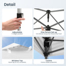 Phi Villa 10’ x 10’ Pop Up Canopy Tent with Sidewall 4 in 1 Outdoor Patio Gazebo