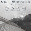 PHI VILLA 10ft Banana Parasol Umbrella Outdoor Offset Umbrella