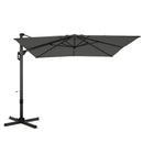 PHI VILLA Cantilever Umbrella - 360° Rotation & 7-Tilt Adjustable