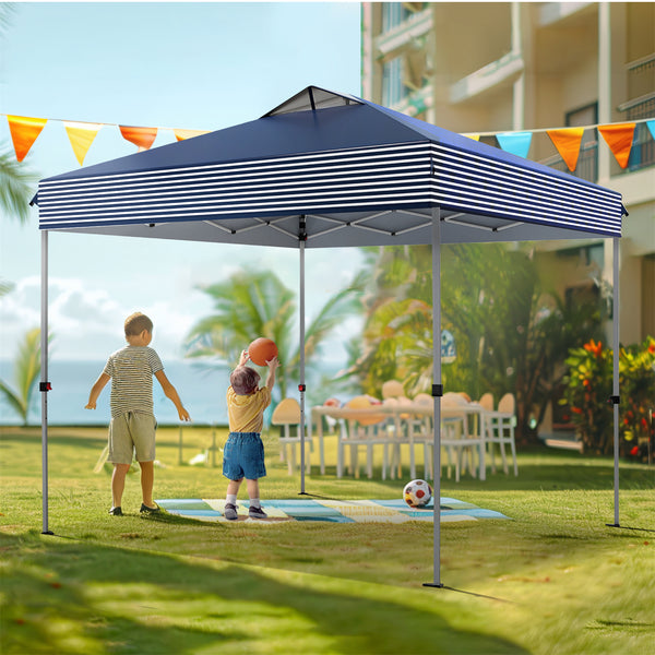 10'x10' Pop Up Portable Canopy Tent with Wheeled Bag
