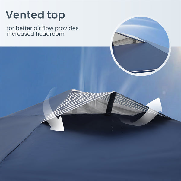 10'x10' Pop Up Portable Canopy Tent with Wheeled Bag