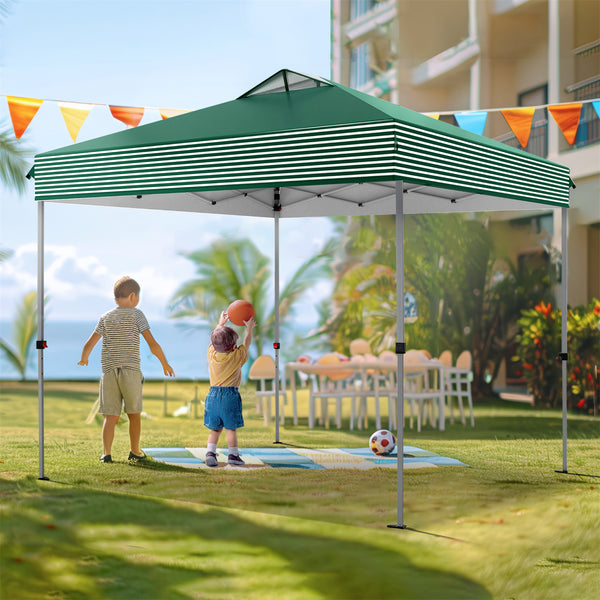 10'x10' Pop Up Portable Canopy Tent with Wheeled Bag