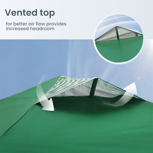 10'x10' Pop Up Portable Canopy Tent with Wheeled Bag