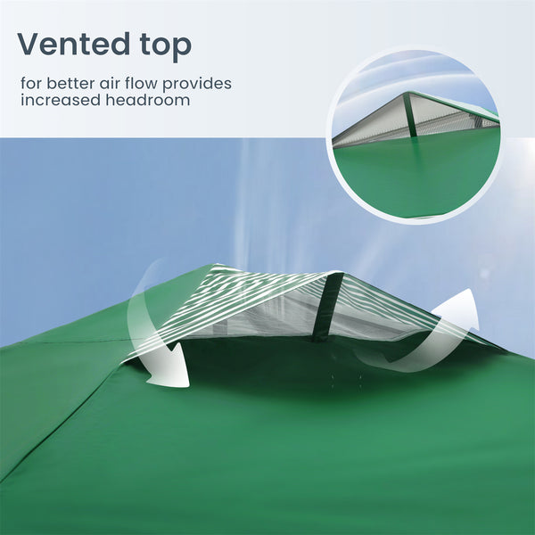 10'x10' Pop Up Portable Canopy Tent with Wheeled Bag