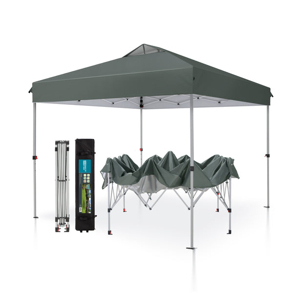 10'x10' Pop Up Portable Canopy Tent with Wheeled Bag
