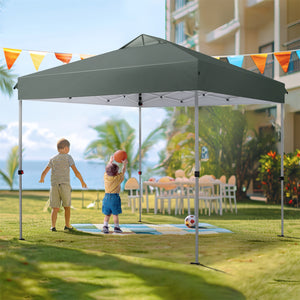 10'x10' Pop Up Portable Canopy Tent with Wheeled Bag