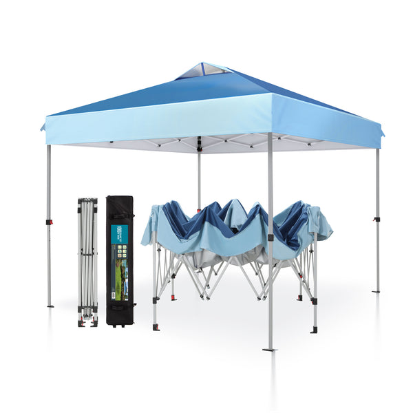 10'x10' Pop Up Portable Canopy Tent with Wheeled Bag