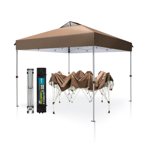 10'x10' Pop Up Portable Canopy Tent with Wheeled Bag
