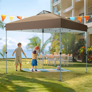10'x10' Pop Up Portable Canopy Tent with Wheeled Bag
