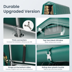 Multi-Sized PE Storage Tent for Vehicles and Farm