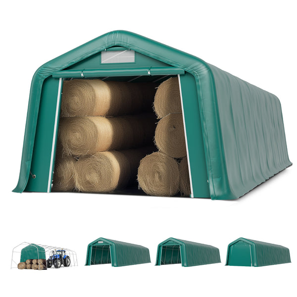 Multi-Sized PE Storage Tent for Vehicles and Farm