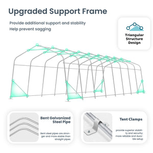 Multi-Sized PE Storage Tent for Vehicles and Farm