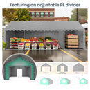 Phi Villa 13'x26' Outdoor Vendors Tent with Removable Sidewall