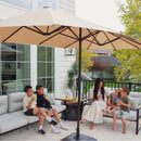 PHI VILLA 13ft 11-Color Double-Sided Outdoor Large Umbrella