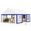 Phi Villa Heavy Duty Party Tent Wedding Event Shelter with Removable Sidewalls