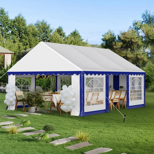 Heavy Duty Party Tent Wedding Event Shelter with Removable Sidewalls