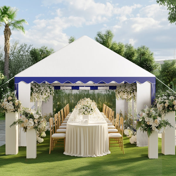 Heavy Duty Party Tent Wedding Event Shelter with Removable Sidewalls