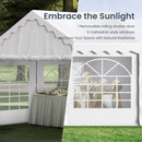 Phi Villa Heavy Duty Party Tent Wedding Event Shelter with Removable Sidewalls