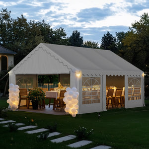 Heavy Duty Party Tent Wedding Event Shelter with Removable Sidewalls