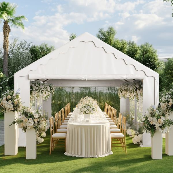 Heavy Duty Party Tent Wedding Event Shelter with Removable Sidewalls