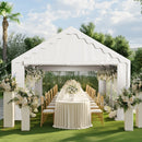 Phi Villa Heavy Duty Party Tent Wedding Event Shelter with Removable Sidewalls