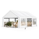 Phi Villa Heavy Duty Party Tent Wedding Event Shelter with Removable Sidewalls