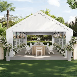 Heavy Duty Party Tent Wedding Event Shelter with Removable Sidewalls