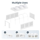 PHI VILLA 20'x10' Patio Heavy Duty Party Tent Large Canopy with Removable Sidewalls for Outdoor Events