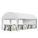 PHI VILLA 20'x10' Patio Heavy Duty Party Tent Large Canopy with Removable Sidewalls for Outdoor Events