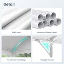 PHI VILLA 20'x10' Patio Heavy Duty Party Tent Large Canopy with Removable Sidewalls for Outdoor Events