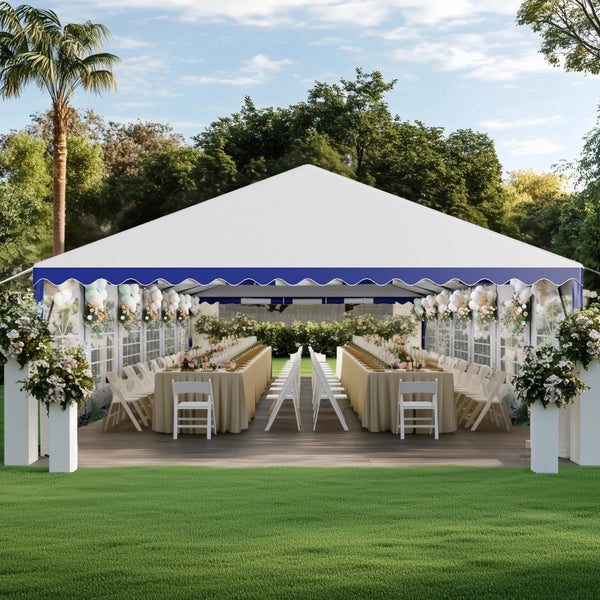 Heavy Duty Party Tent Wedding Event Shelter with Removable Sidewalls