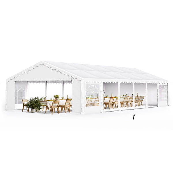 Heavy Duty Party Tent Wedding Event Shelter with Removable Sidewalls